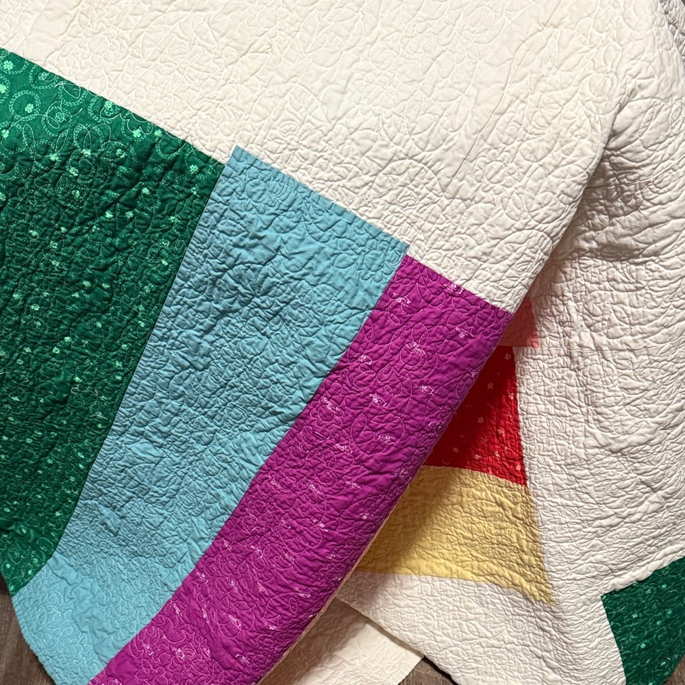 Multicolor Patchwork Quilt - Picture 3 of 4